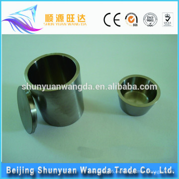 China fabricante Alta pureza puro tungsteno crisol